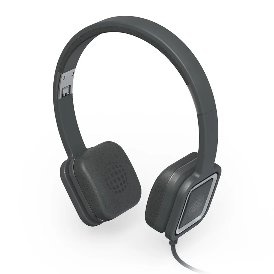 Ministry of Sound Audio On, On Ear Headphones - Charcoal and Gun Metal Image 1