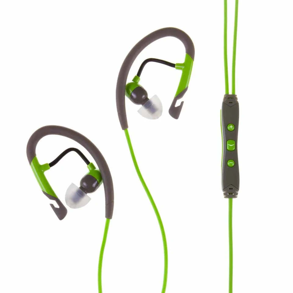 Klipsch A5i Sports Earphones Inc In-line Remote & Mic - Green/Grey Image 1