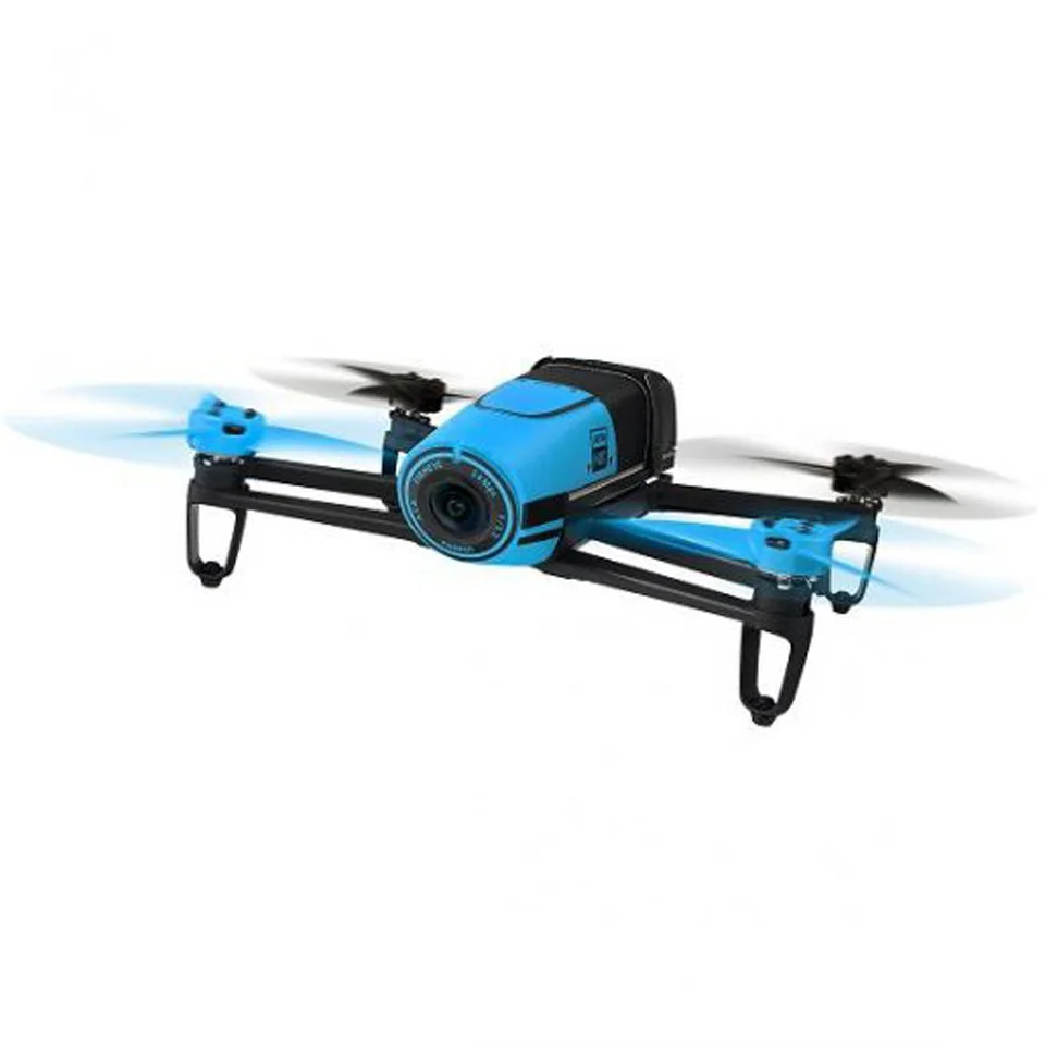 Parrot Bebop Drone (Embedded GPS, 14MP Camera, 1080p HD Camcorder, 8GB Flash Storage) - Blue Image 1