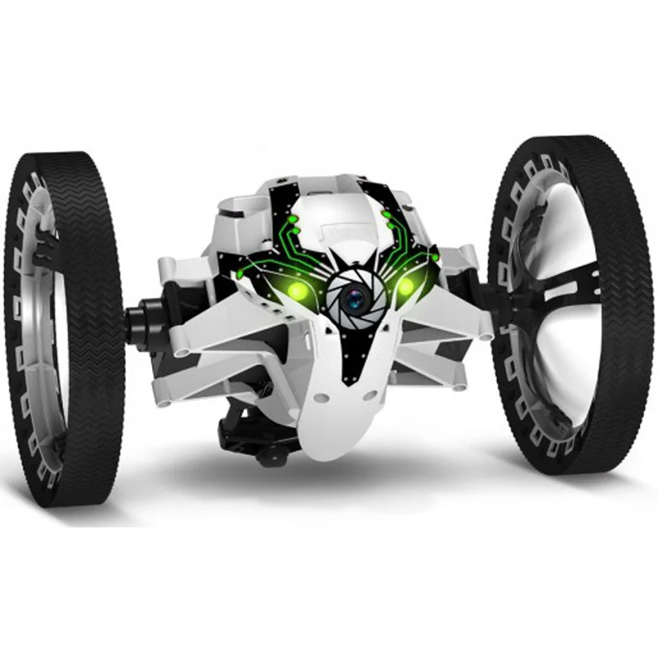 Parrot Minidrone Jumping Sumo 'Insectoid' (Live Video Streaming and Recording) - White Image 1