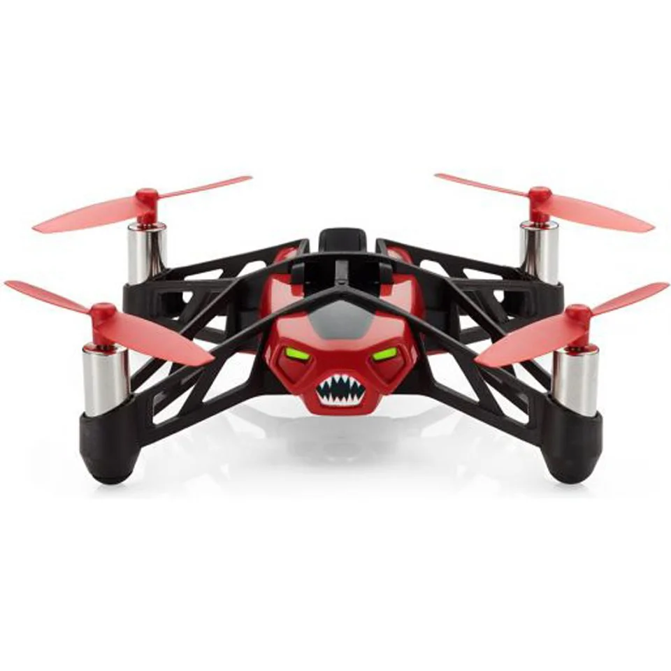 Parrot Minidrone Rolling Spider (Inc Mini Camera and Removable Wheels) - Red Image 1