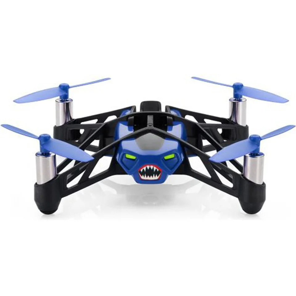 Parrot Minidrone Rolling Spider Drone with Camera - Blue - Manufacturer Refurbished Image 1