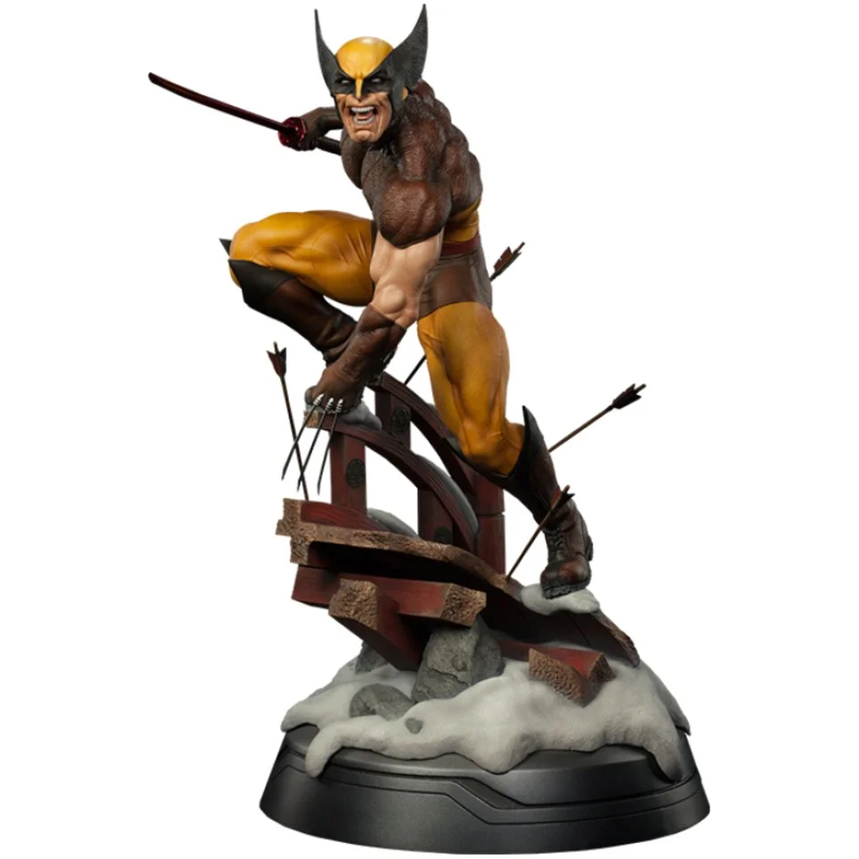 Sideshow Collectibles X-Men Wolverine Brown Costume Premium Format Statue Image 1