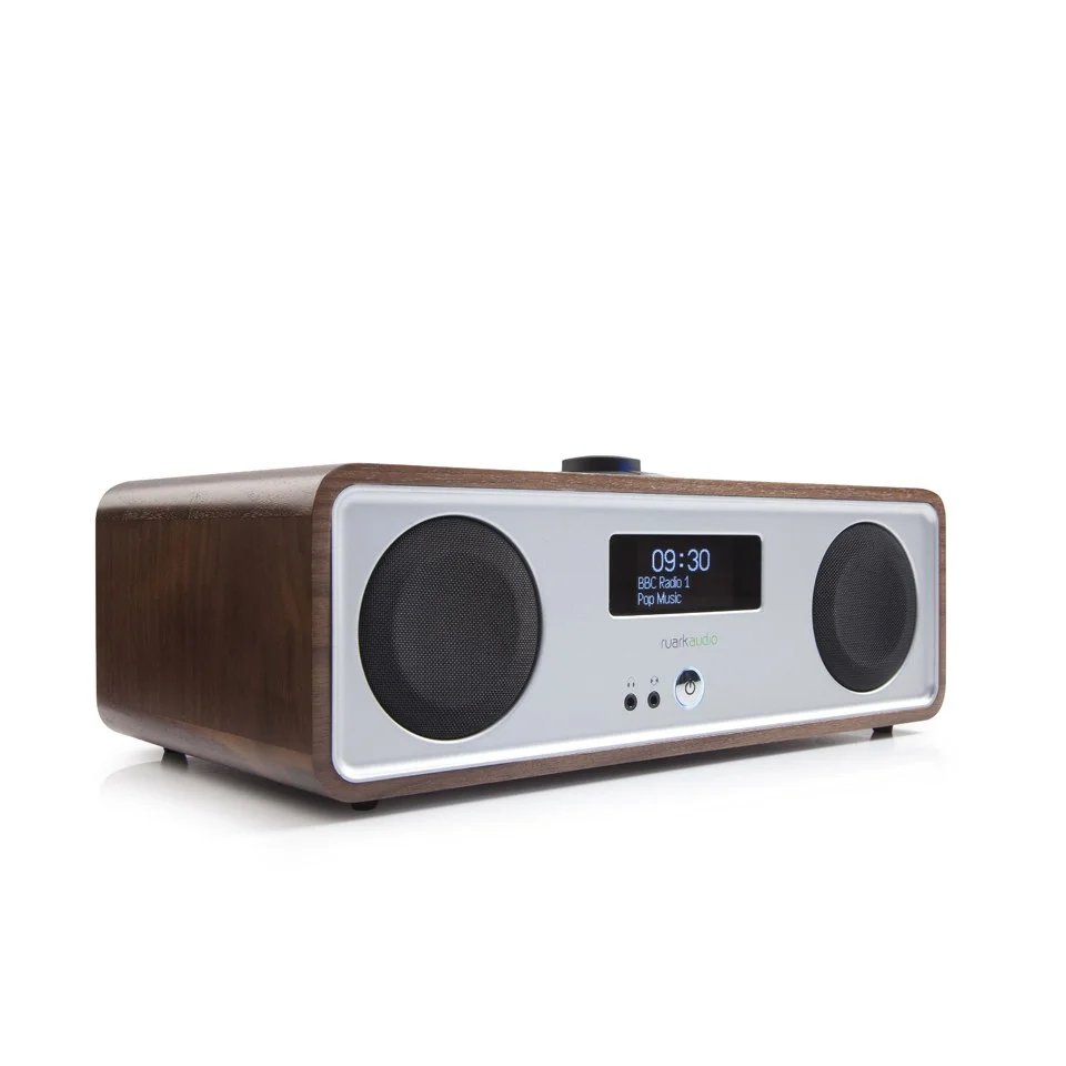 Ruark Audio R2 MKIII Tabletop Bluetooth and Wi-Fi Stereo - Rich Walnut Veneer Image 1