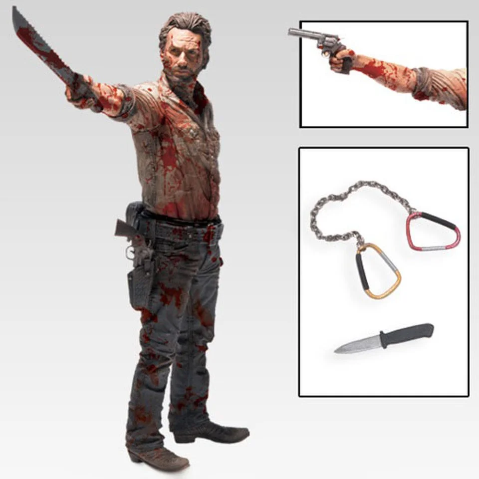 McFarlane The Walking Dead Rick Grimes Vigilante Deluxe Edition Action Figure Image 1