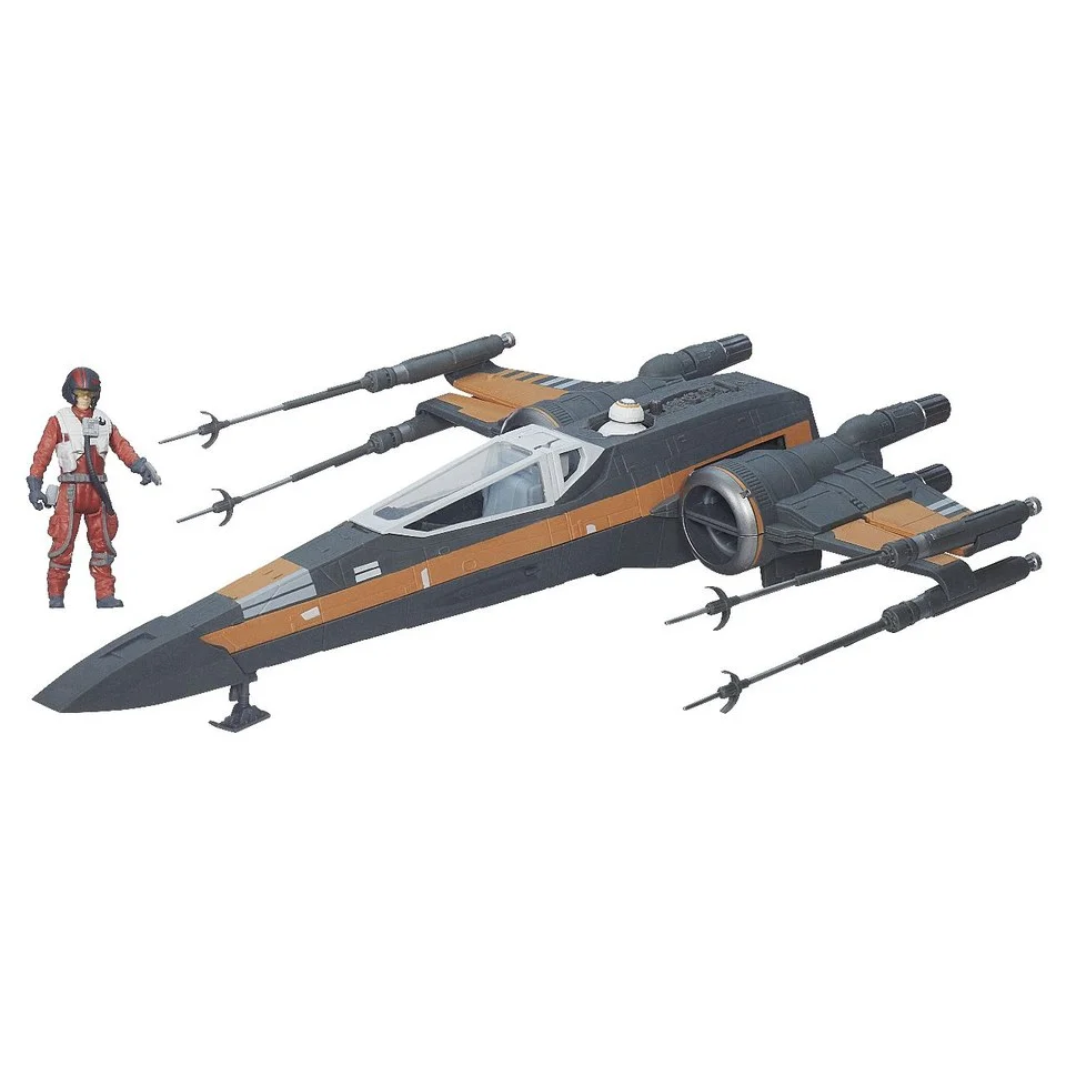 Star Wars The Force Awakens Poe Dameron X-wing Fighter Vehicle Image 1