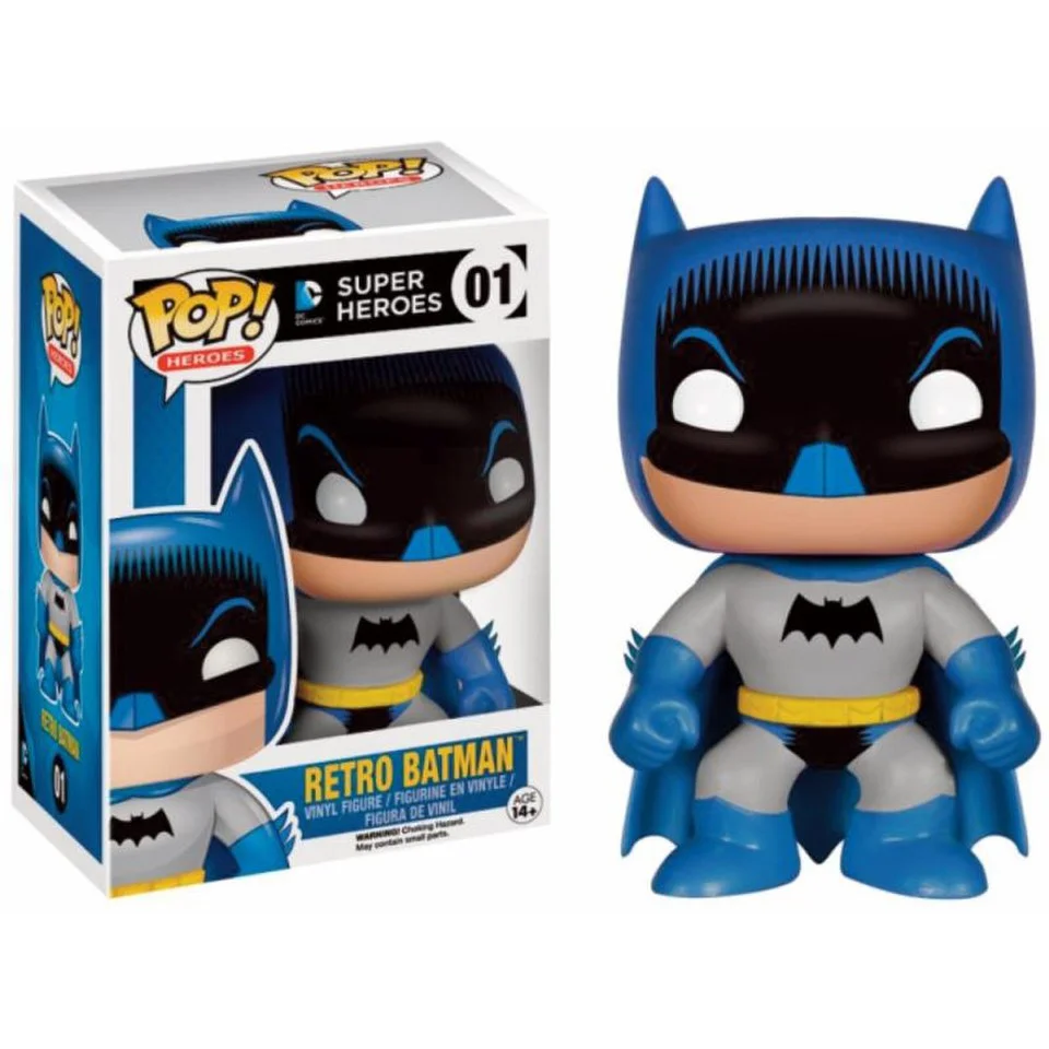 Retro Batman Pop! Vinyl Figure Image 1