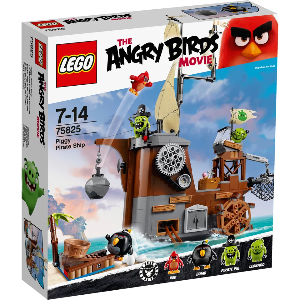 LEGO Angry Birds: Piggy Pirate Ship (75825) Image 1