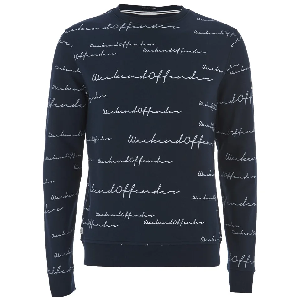 Weekend Offender Men's Dinara Sweatshirt - Navy - S - Navy Image 1