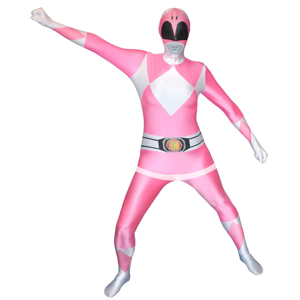 Morphsuit Adults' Power Rangers Pink - M - Pink Image 1