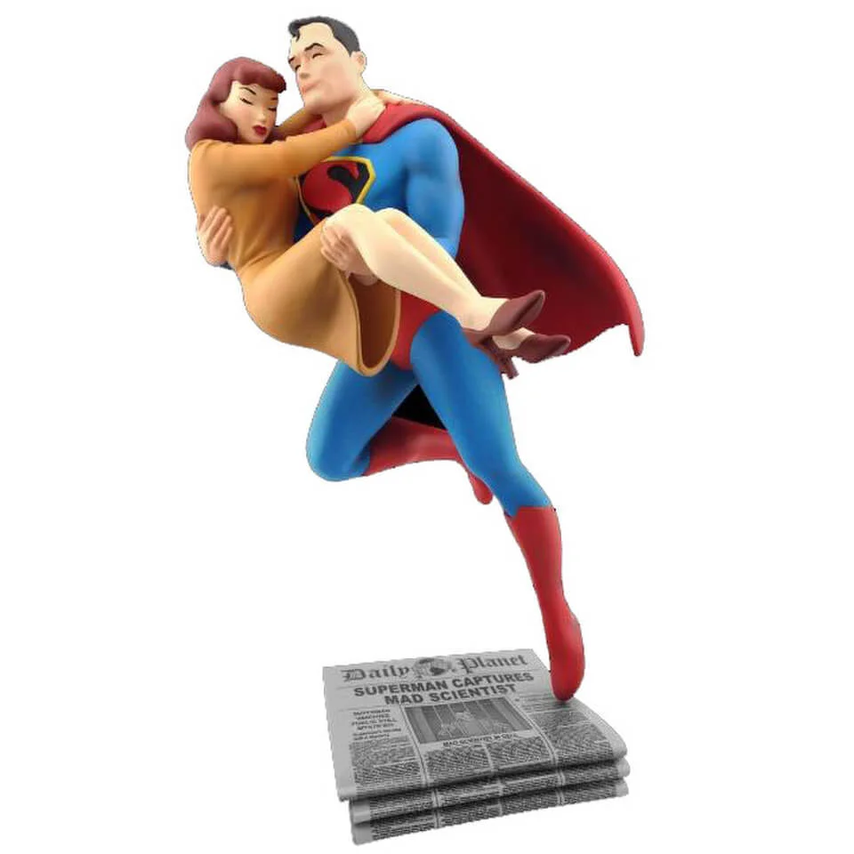 Cryptozoic Entertainment DC Comics Superman Rescues Lois Lane 9 Inch Statue Image 1