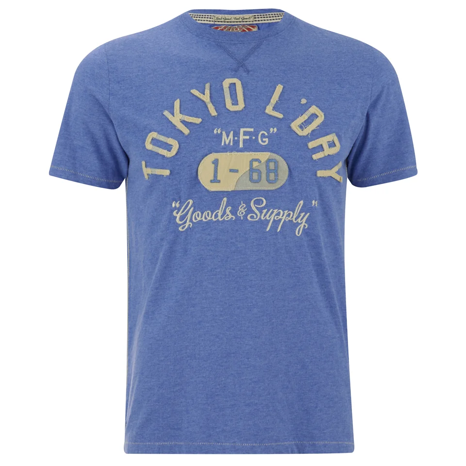 Tokyo Laundry Men's Woodcroft T-Shirt - Cornflower Blue Marl - S - Blue Image 1
