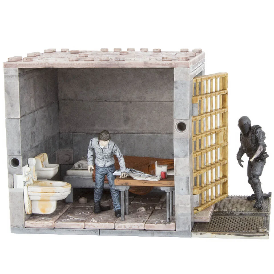 McFarlane The Walking Dead Lower Prison Cells Construction Set Image 1