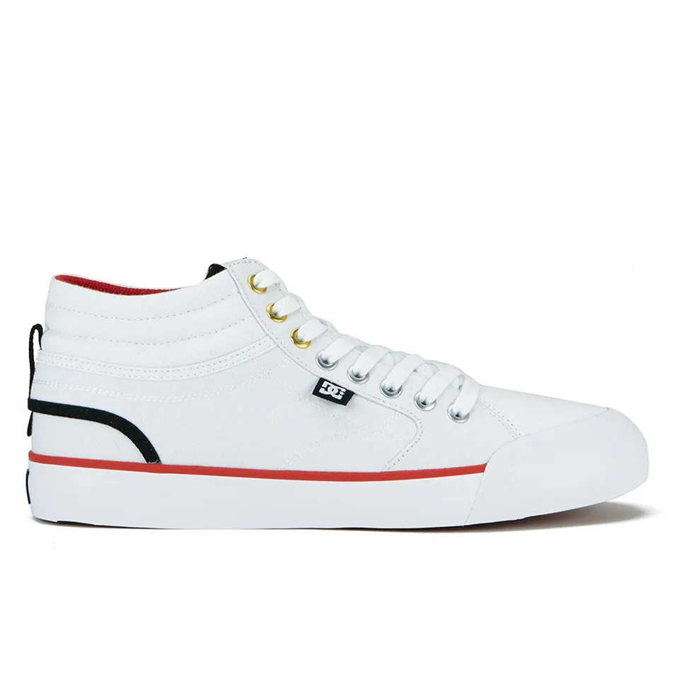 DC Shoes Men's Evan Smith High Top Trainers - White - UK 7 - White Image 1