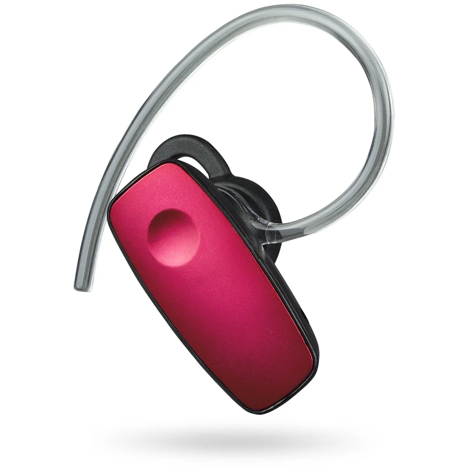 Kit Wireless Bluetooth Headset with Microphone for Smartphones - Red Image 1