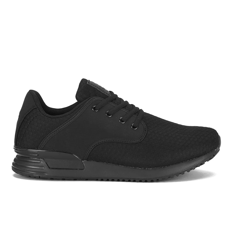 Crosshatch Men's Wallrun Trainers - Black - UK 7 - Black Image 1