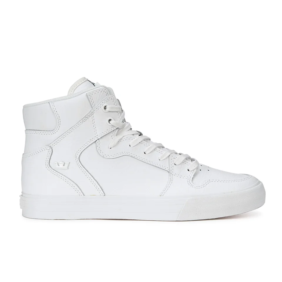 Supra Men's Vaider High Top Trainers - White - UK 7/EU 41 - White Image 1