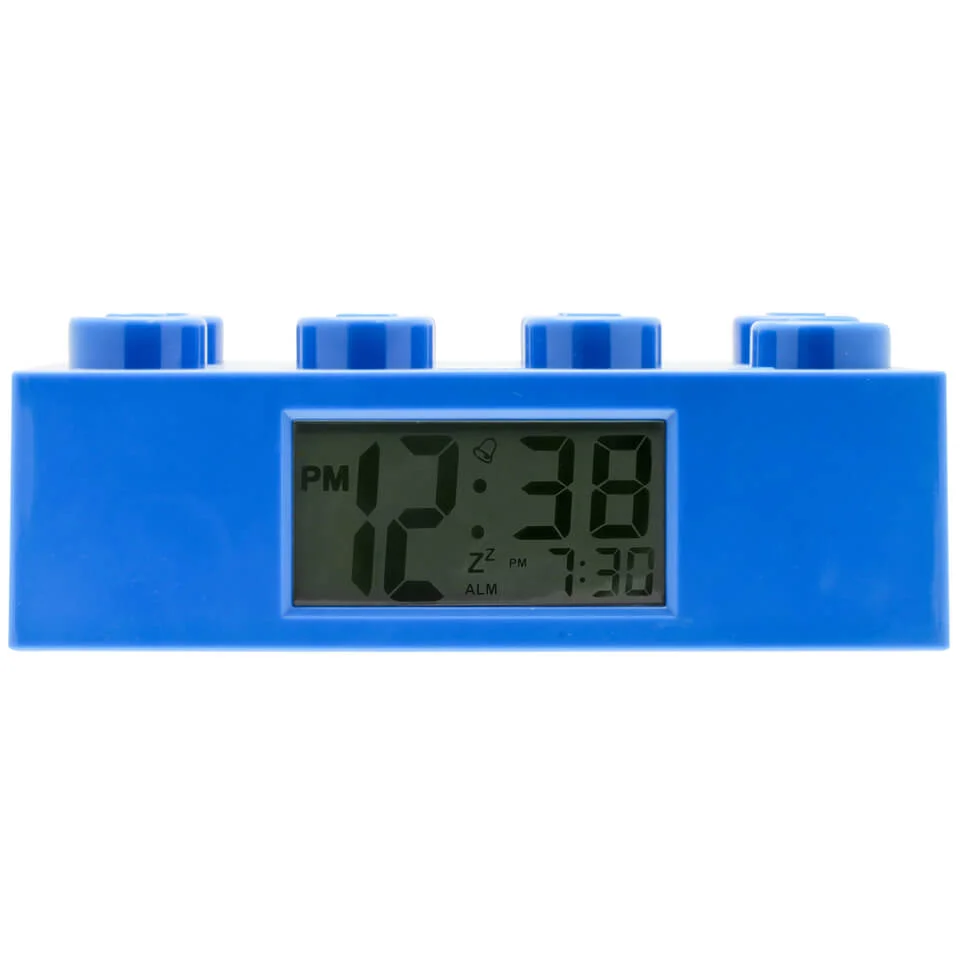 LEGO Brick Alarm Blue Clock Image 1