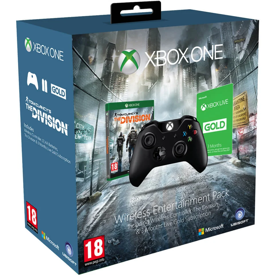 Microsoft Xbox One Controller Bundle - Includes Tom Clancy's: The Division + 3 Months Xbox Live Gold Image 1