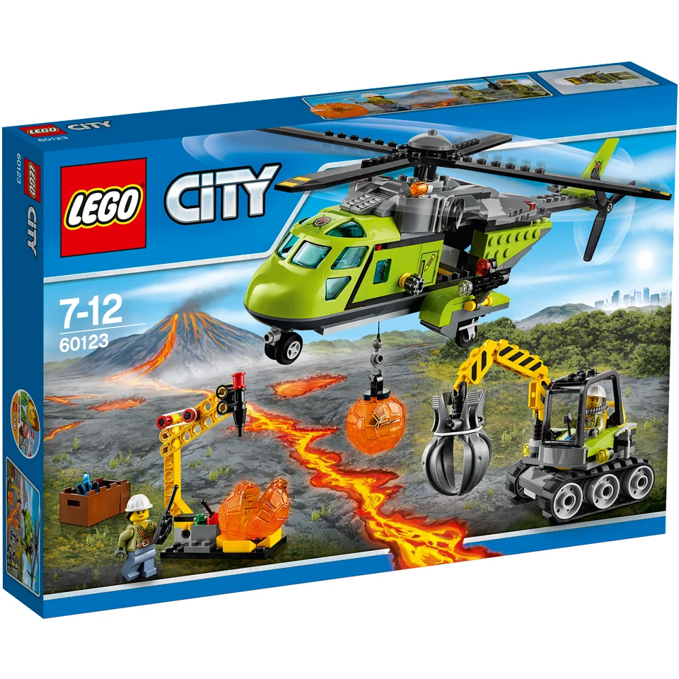 LEGO City: Volcano Supply Helicopter (60123) Image 1