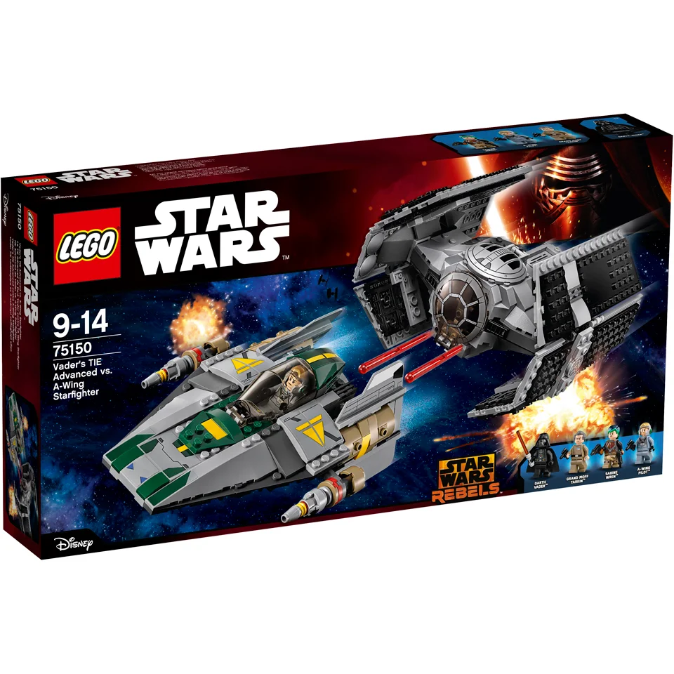 LEGO Star Wars: Vader's TIE Advanced vs. A-Wing Starfighter (75150) Image 1