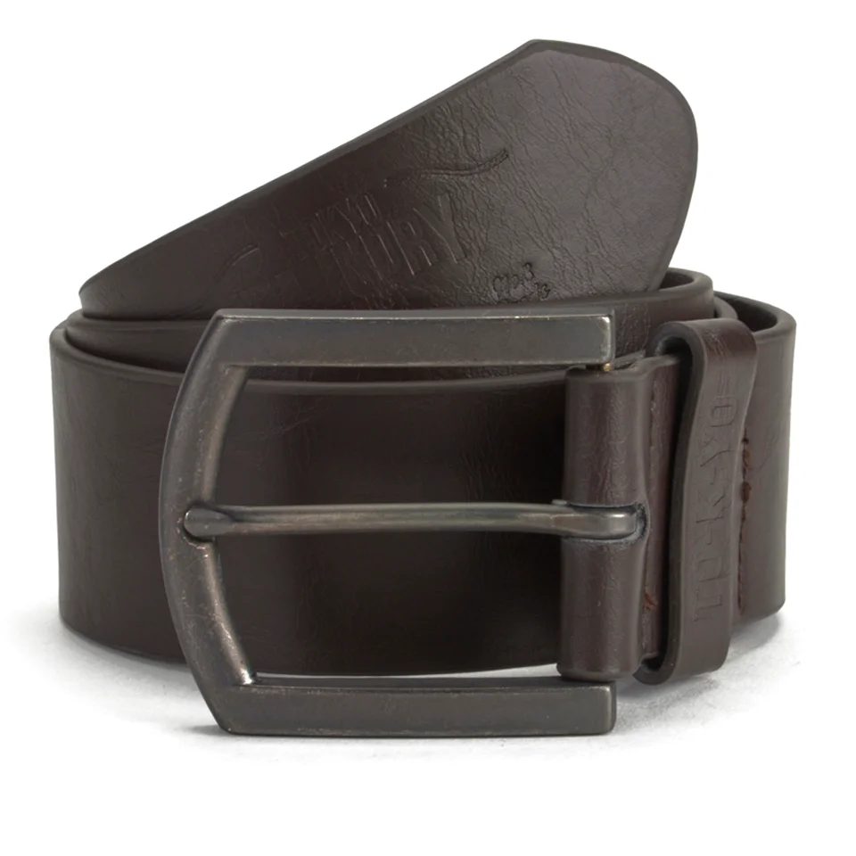 Tokyo Laundry Men's Norwalk Belt - Coffee - S-M - Brown Image 1