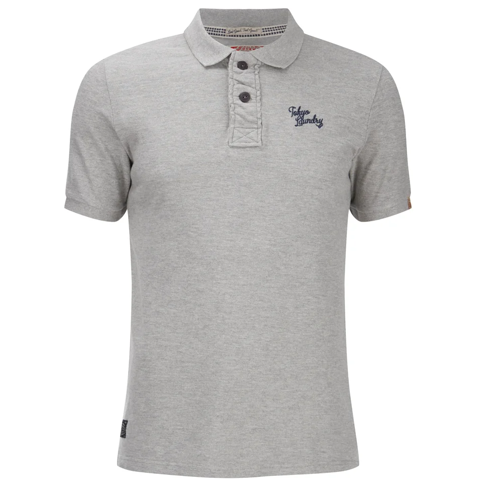 Tokyo Laundry Men's Rochester Polo Shirt - Light Grey - S - Grey Image 1