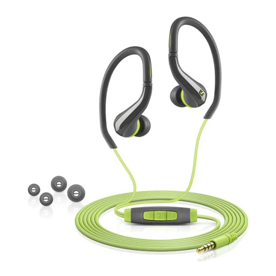 Sennheiser OCX 684i Sports Earphones Inc In-Line Remote and Mic (Apple) - Green Image 1