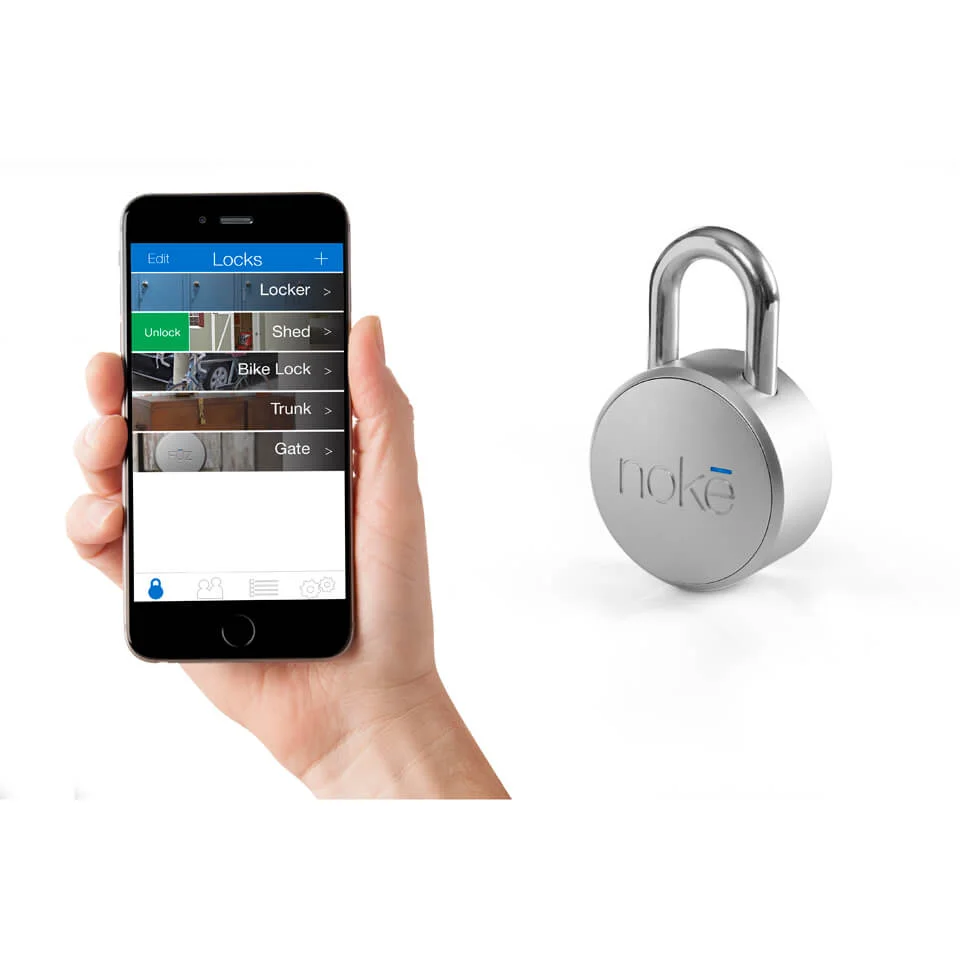 Noke Padlock - Silver Image 1