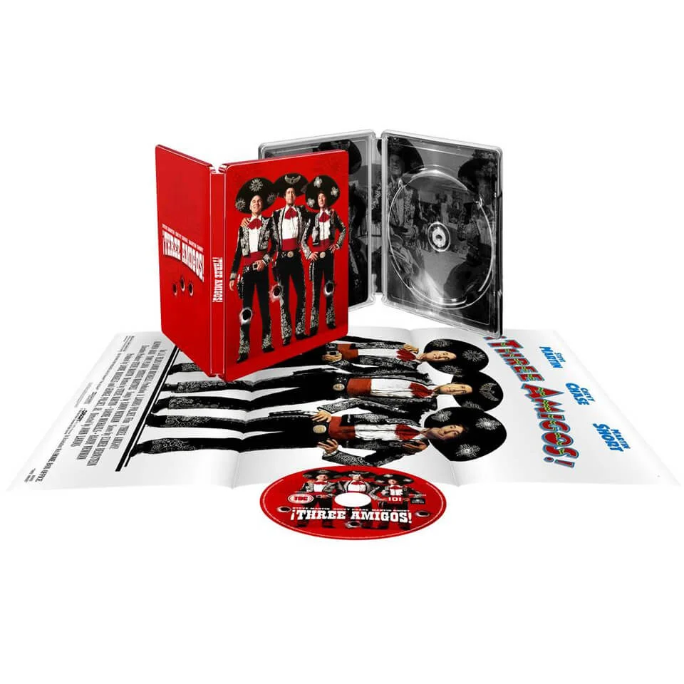 Three Amigos - Zavvi Exclusive Limited Edition Steelbook (UK EDITION) Image 1