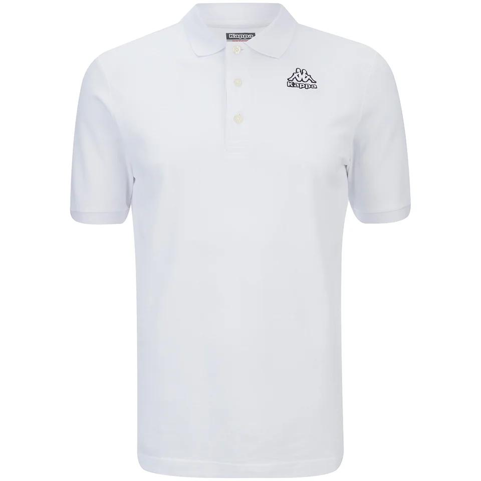 Kappa Men's Omini Polo Shirt - White - S - White Image 1