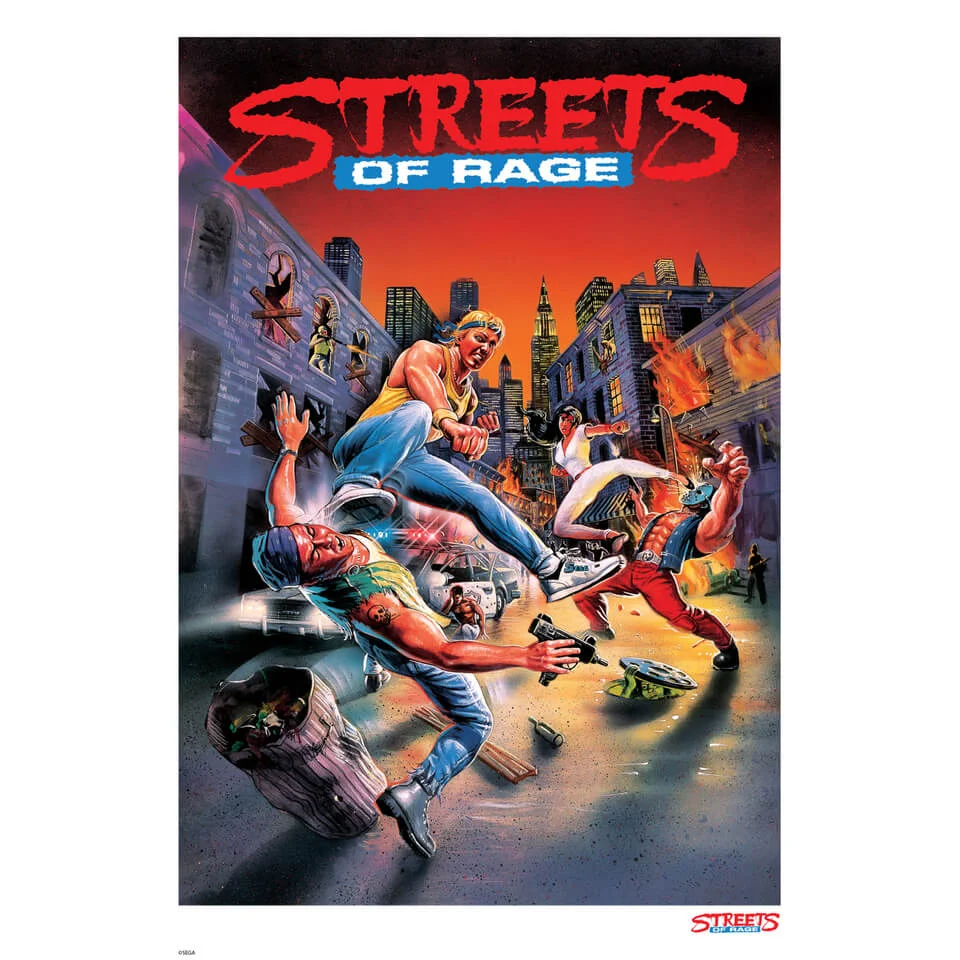 Streets of Rage Limited Edition Giclee Art Print - Timed Sale Image 1