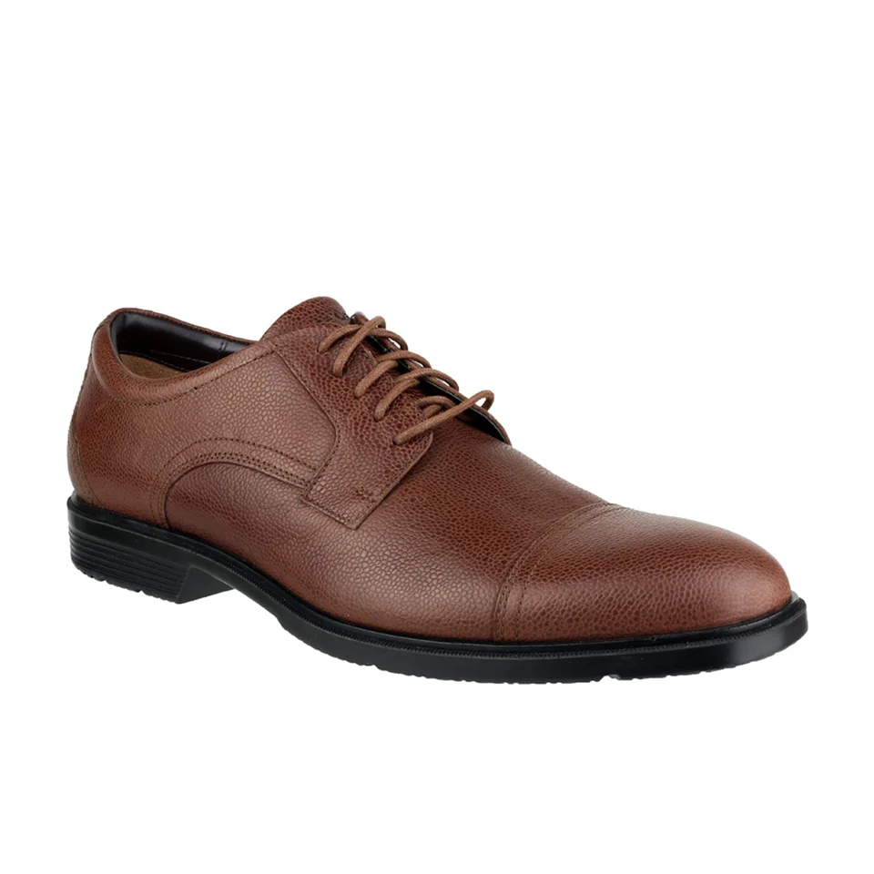 Rockport Men's City Smart Cap Toe Brogues - Tan - UK 10 - Tan Image 1