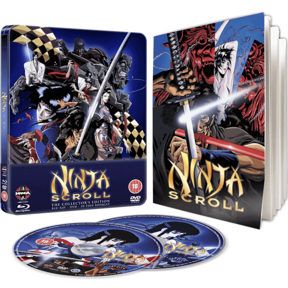 Ninja Scroll - Steelbook Edition (Blu-Ray and DVD) (UK EDITION) Image 1