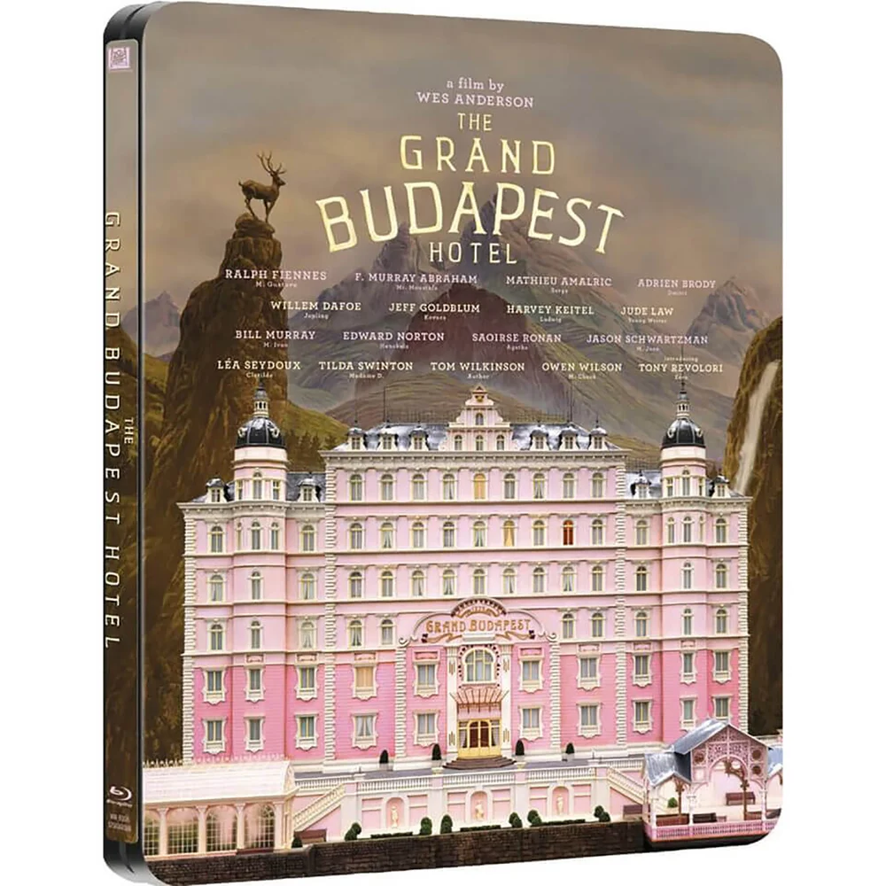 Grand Budapest Hotel - Zavvi UK Exclusive Limited Edition Steelbook (Limited to 2000 Copies) Image 1