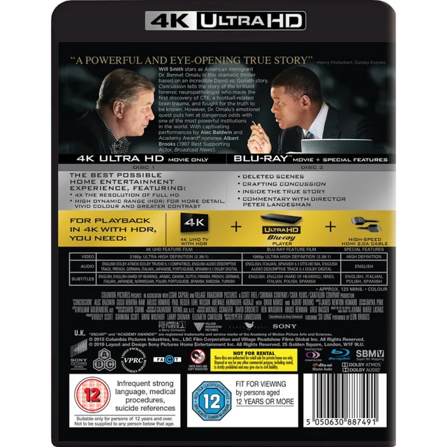 Concussion - 4K Ultra HD