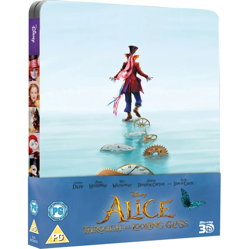 Alice Through The Looking Glass 3D (Includes 2D Version) - Zavvi UK Exclusive Limited Edition Steelbook Image 1