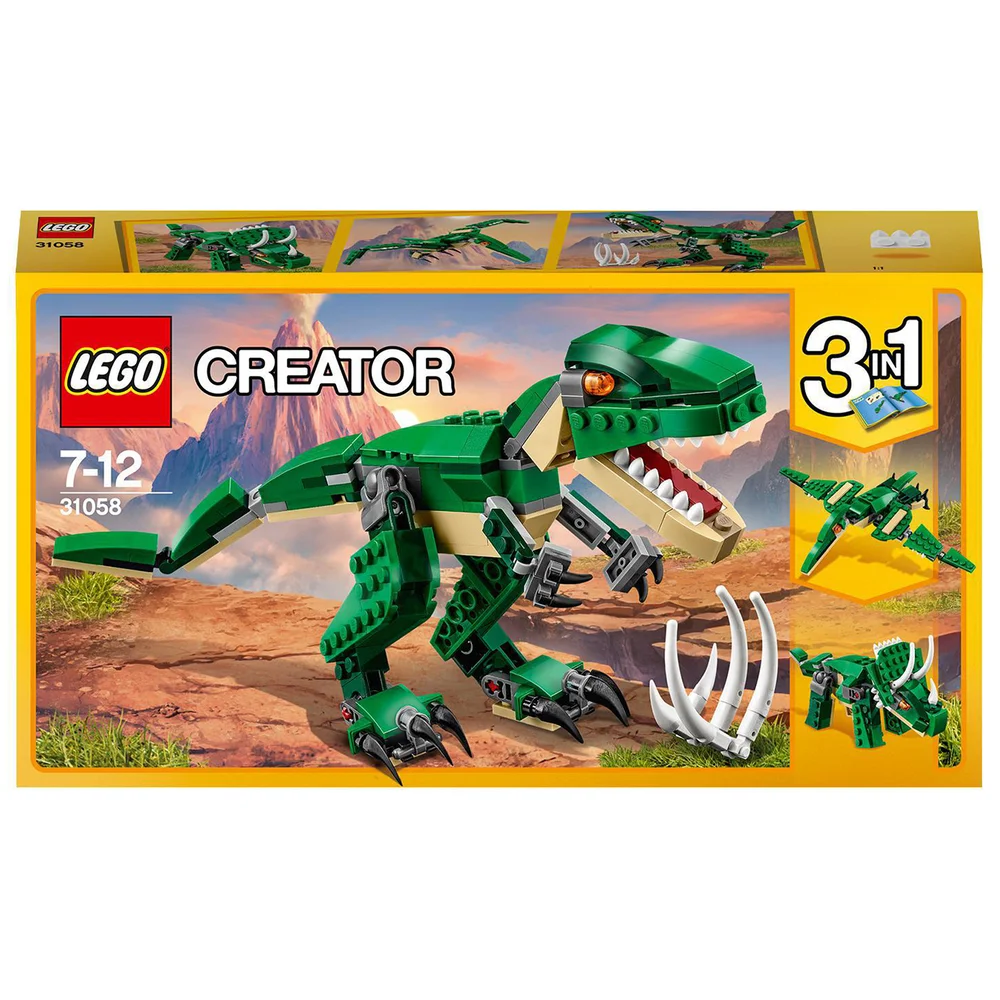 LEGO Creator: 3in1 Mighty Dinosaurs Model Building Set (31058) Image 1
