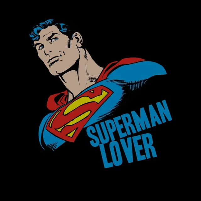 DC Comics Superman Lover T-Shirt - Black