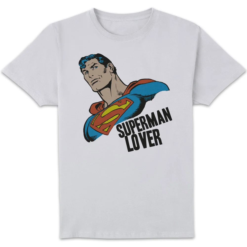 DC Comics Superman Lover T-Shirt - White - S Image 1