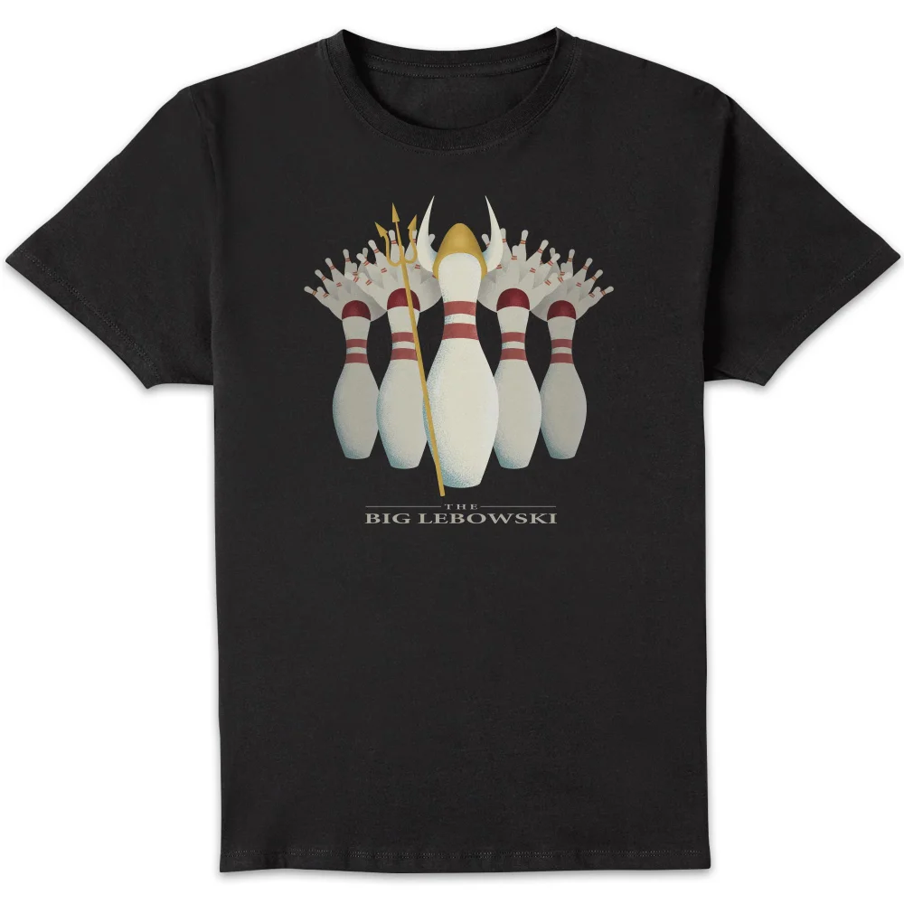 The Big Lebowski Pin Girls T-Shirt - Black - S Image 1