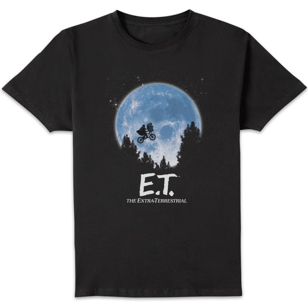 ET Moon Silhouette T-Shirt - Black - XL Image 1