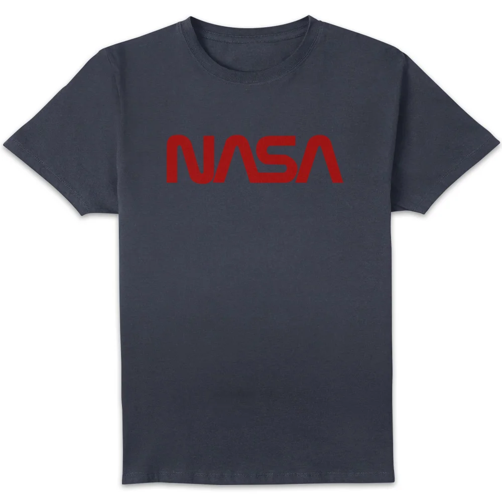 NASA Worm Red Logotype T-Shirt - Navy - S Image 1
