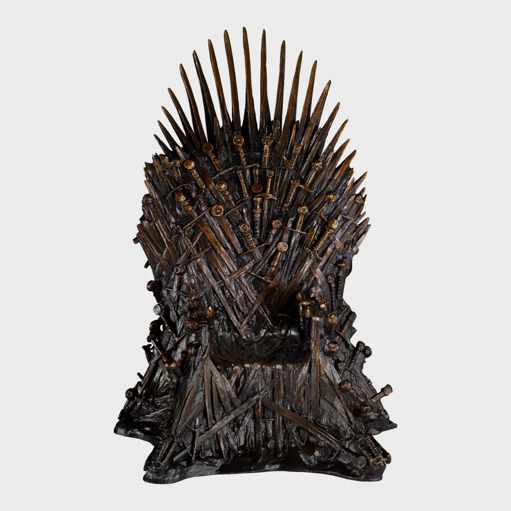 Noble Collection Game of Thrones The Iron Throne Bronze Deluxe Statue 14 Inches Image 1
