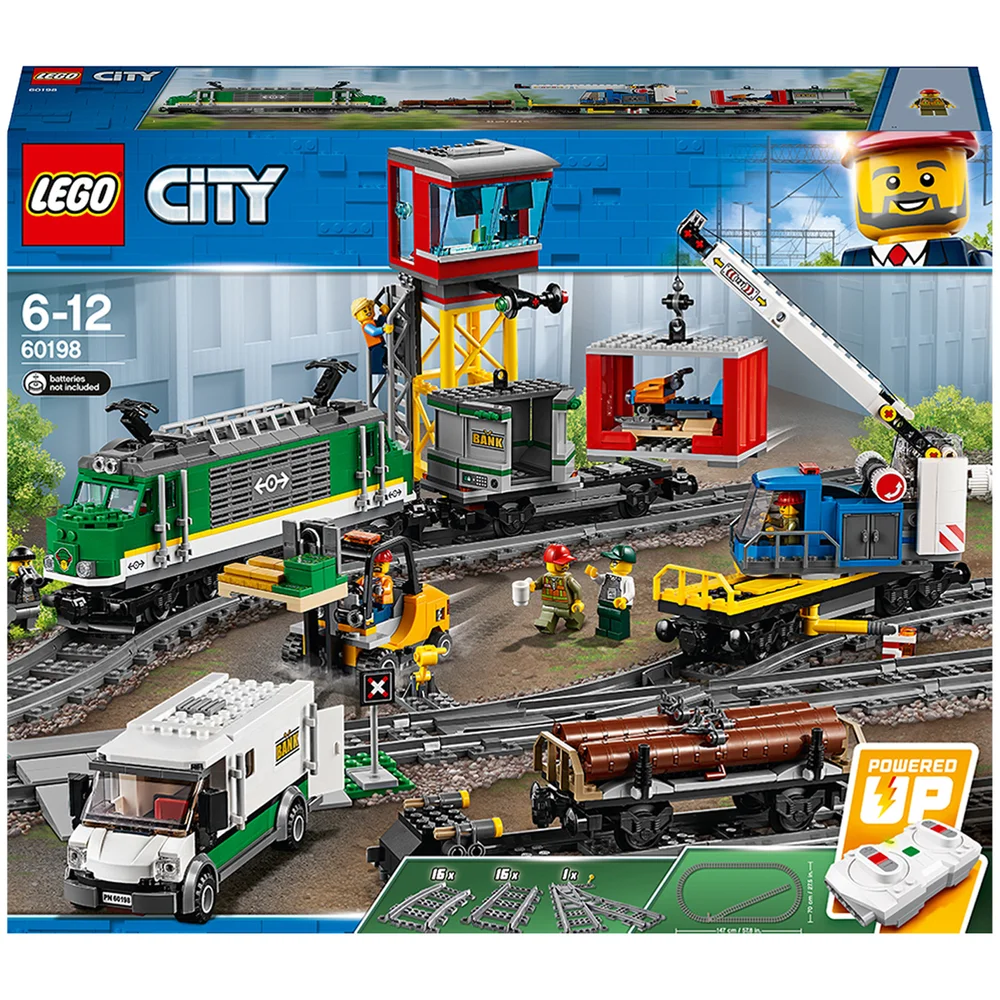LEGO City: Cargo Train RC Battery Powered Toy Track Set (60198) Image 1