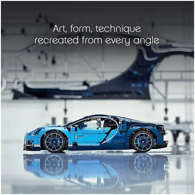 LEGO Technic: Bugatti Chiron Sports Race Car Model (42083)