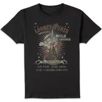 Looney Tunes Wile E Coyote Guitar Arena Tour Men's T-Shirt - Black - undefined undefined