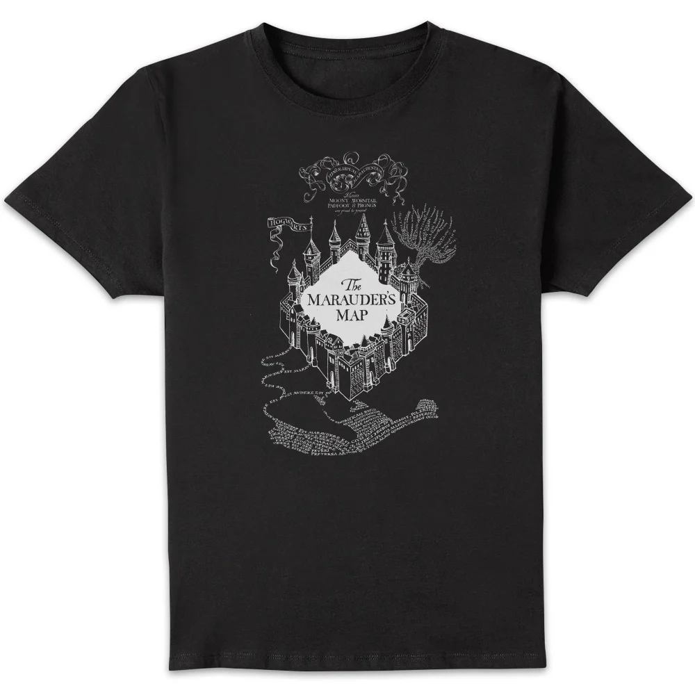 Harry Potter The Marauder's Map Men's T-Shirt - Black - S Image 1