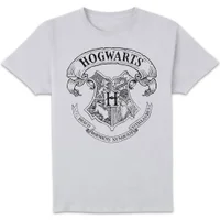 Harry Potter Hogwarts Crest Men's T-Shirt - White
