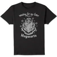Harry Potter Waiting For My Letter From Hogwarts Men's T-Shirt - Black